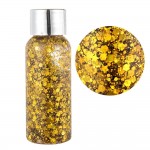 Sclipici gel pentru fata si corp Laura Serna de 35 ml Cod W505C Auriu cu Reflexii Sclipici gel pentru fata si corp Laura Serna de 35 ml Cod W505C Auriu cu Reflexii